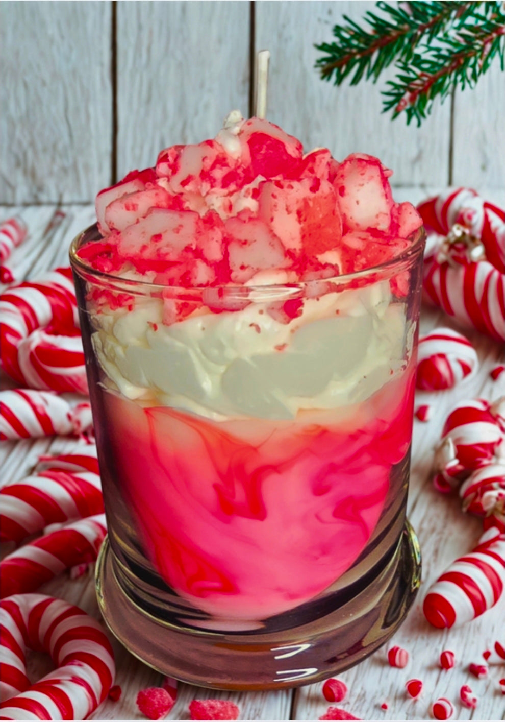 Crushed Candy Cane candle