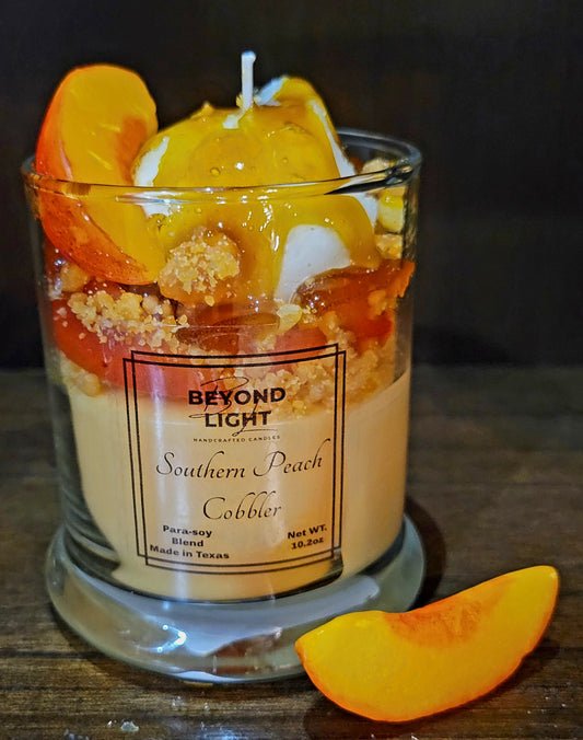 Peach Cobbler and Cream Candle